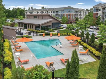 Relaxing saltwater pool and sundeck